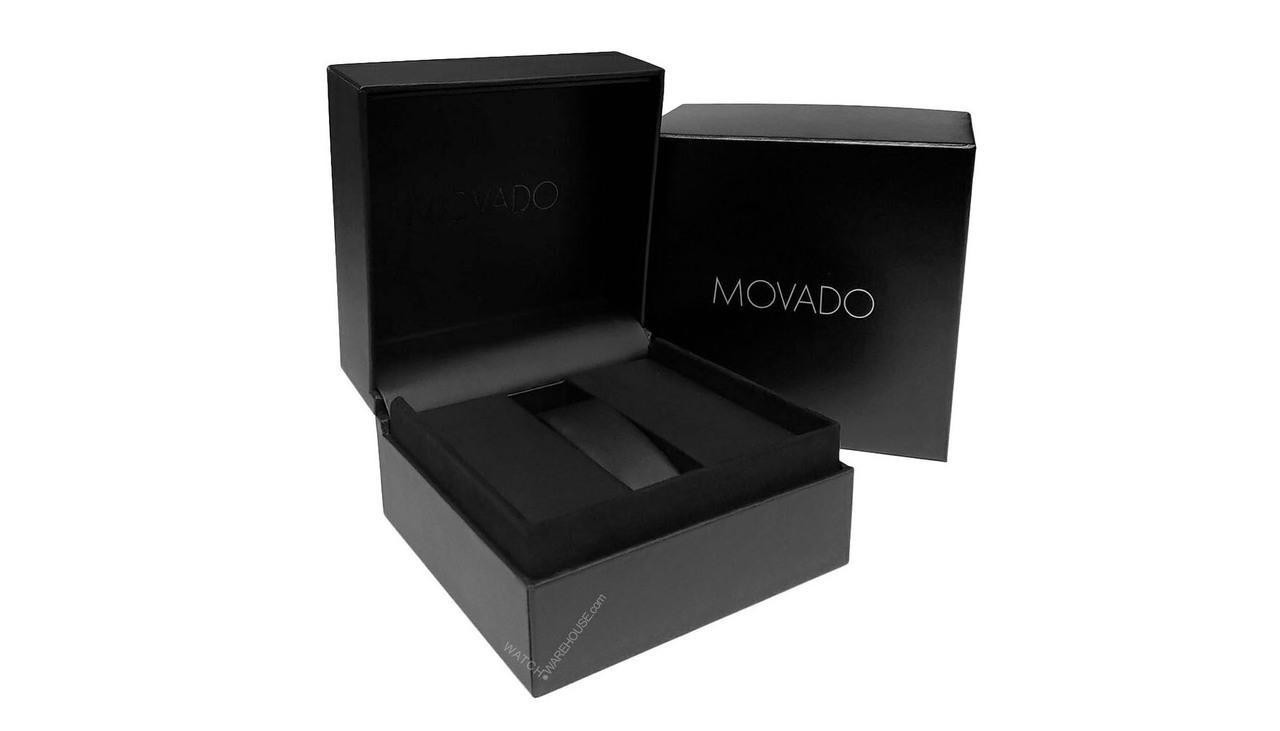 MOVADO 25MM Quartz S-Steel Black Dial Two-Tone Women's Watch