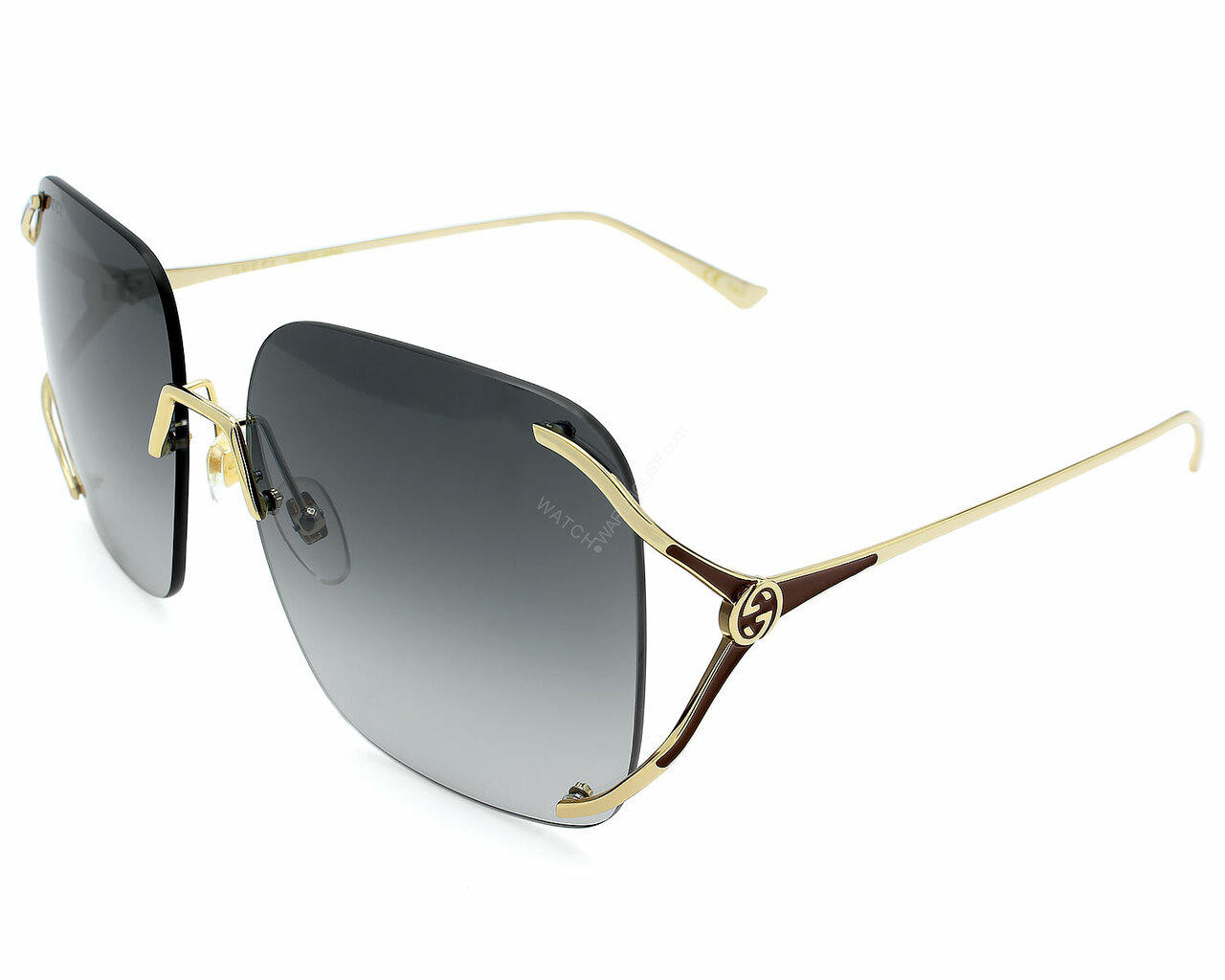 Eyewear Brands GUCCI Gray Gradient Lens 60-135MM Womens Sunglasses GG0646S 001 Eyewear Brands GUCCI Gray Gradient Lens 60-135MM Womens Sunglasses GG0646S 001