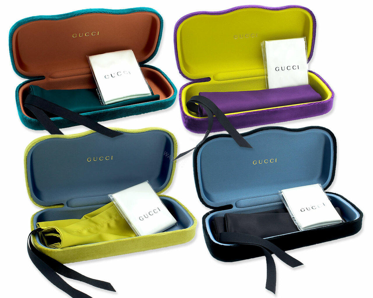 GUCCI Blue Rectangular Lens 58-145MM Men's Sunglasses GG0664S 002