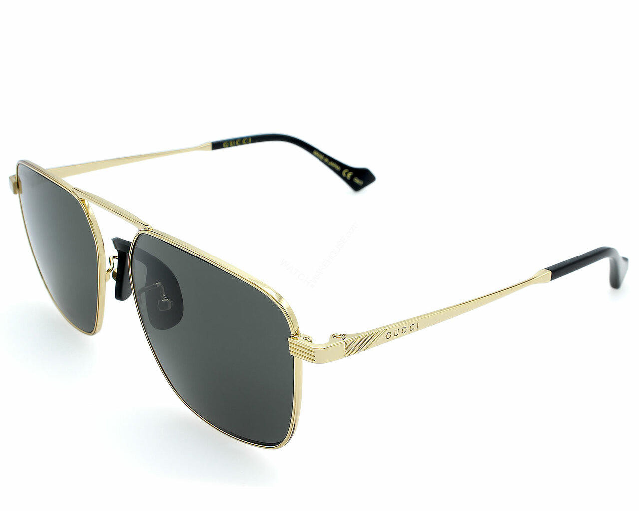 Eyewear Brands GUCCI Full-Rim Gray Lens 57-145MM Mens Sunglasses GG0743S 001 Eyewear Brands GUCCI Full-Rim Gray Lens 57-145MM Mens Sunglasses GG0743S 001