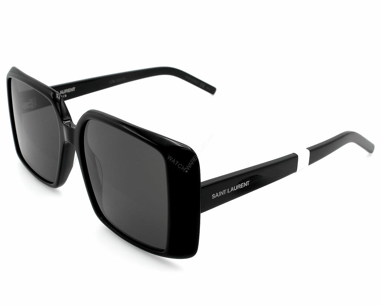 Eyewear Brands SAINT LAURENT Black Square 56-140MM Womens Sunglasses SL451 001 Eyewear Brands SAINT LAURENT Black Square 56-140MM Womens Sunglasses SL451 001