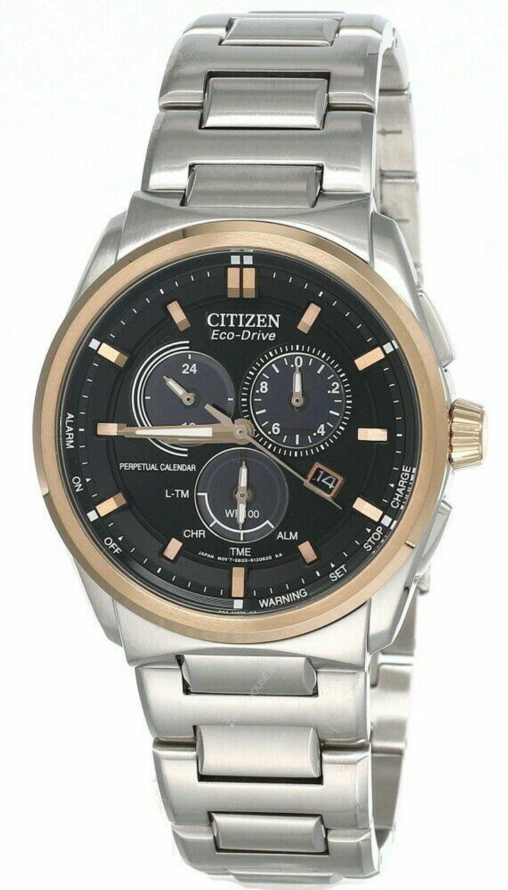 CITIZEN Eco Drive Black Dial Stainless Steel Men's Watch BL6067-54E, Fast  & Free US Shipping