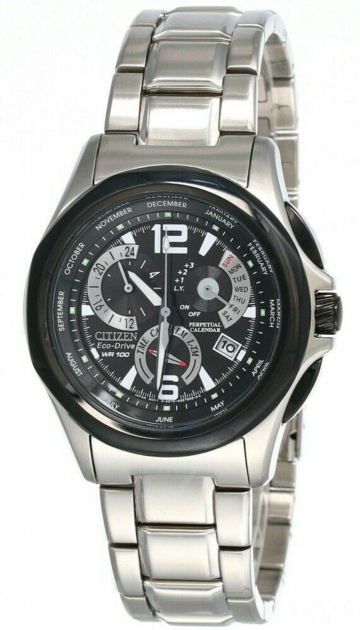 CITIZEN Eco-Drive Black Dial S-steel Men's Watch AU1040-59E | Fast