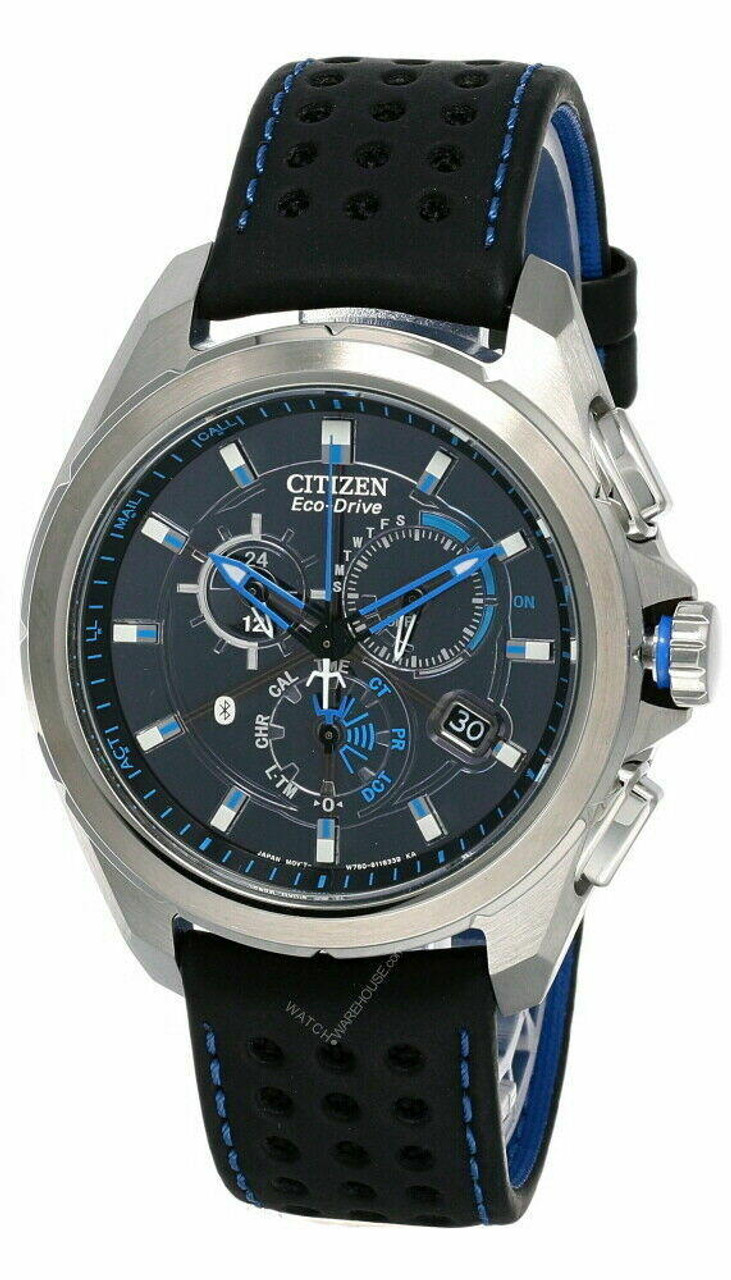 Citizen Proximity Chronograph Perpetual Men's Bluetooth Watch black di –  Simply Time