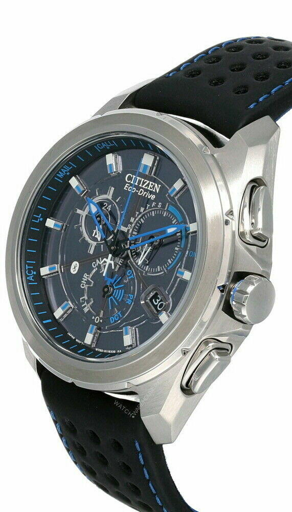 CITIZEN Proximity Eco Drive Black Dial LTHR Strap Men