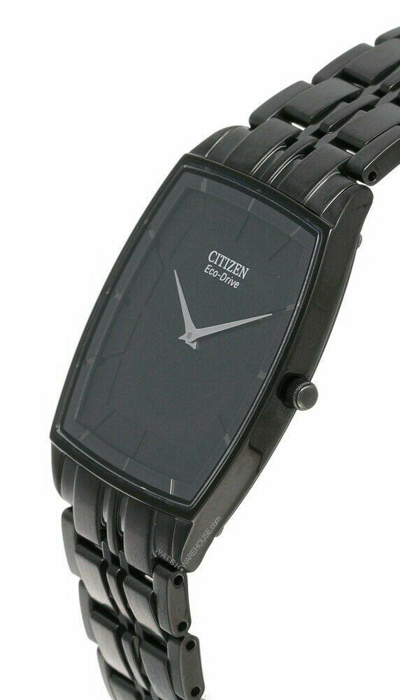 CITIZEN Eco Drive Black Dial SS Men's Watch AR3025-50E | Fast