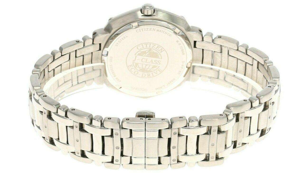 CITIZEN J-Class Eco-Drive Black Dial SS Unisex Watch BM8340-50E