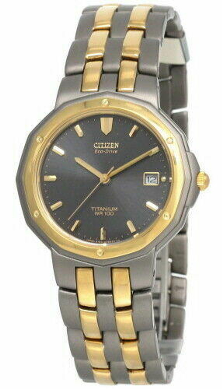 Men's Two Tone Eco Drive Citizen Watch