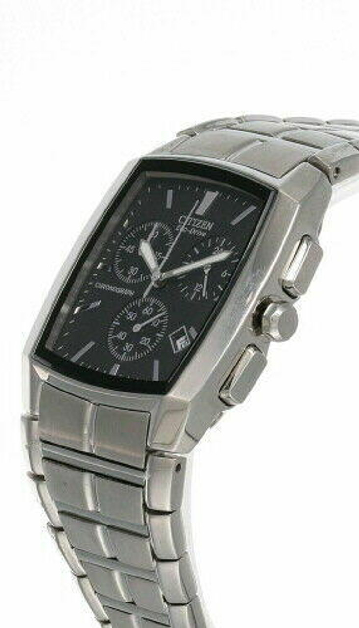 CITIZEN Eco Drive Black Dial Stainless Steel Men's Watch BL6067-54E, Fast  & Free US Shipping