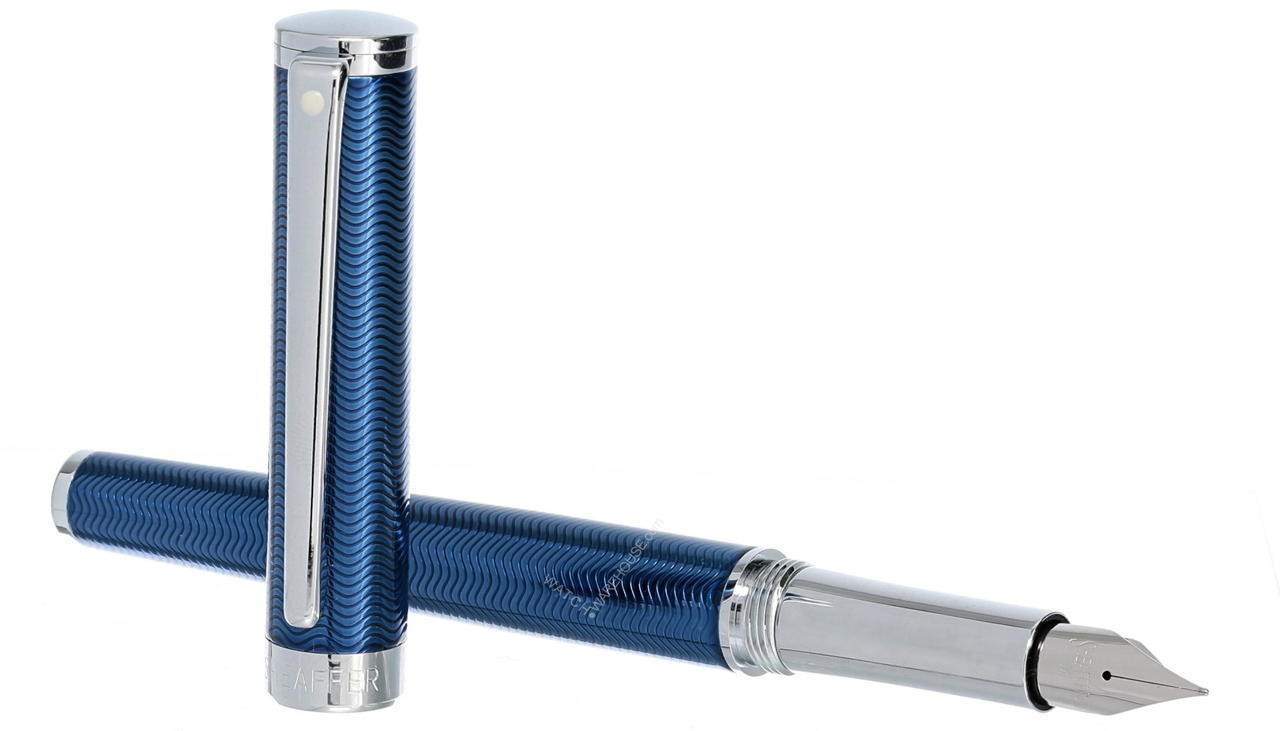 SHEAFFER Intensity Engraved Translucent (M) Blue Fountain