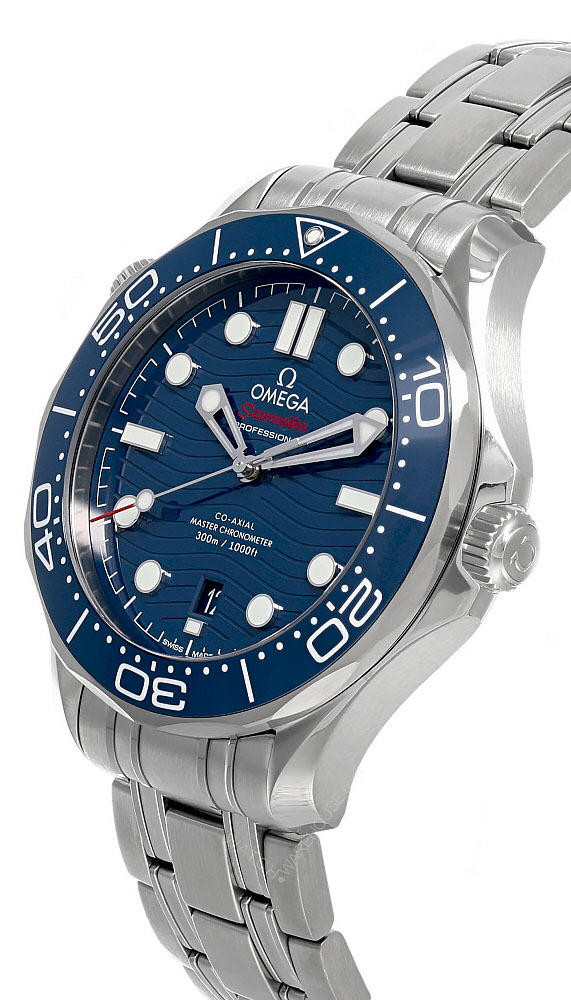 OMEGA Seamaster Auto 42 MM Blue Dial SS Men's Watch 210.30.42.20