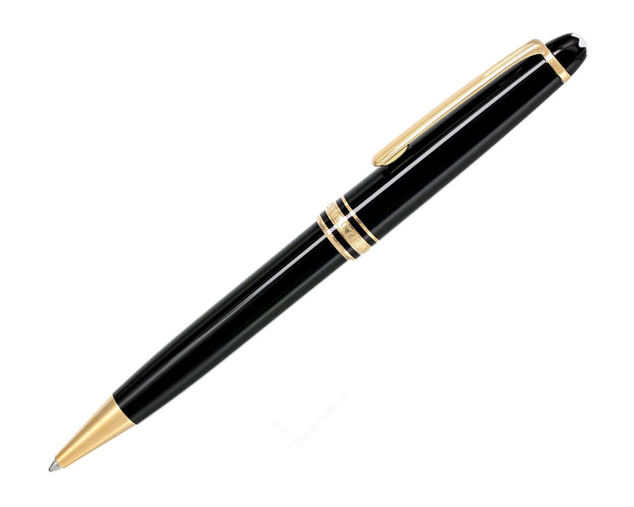 MONTBLANC Meisterstück レザー ボールペン 本体 MONTBLANC Set with Meisterstuck Ballpoint Pen and Pocket Holder