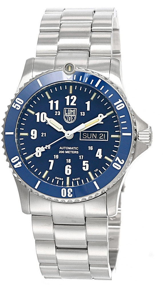 LUMINOX Sport Timer 42MM Automatic SS Blue Dial Men's Watch XS