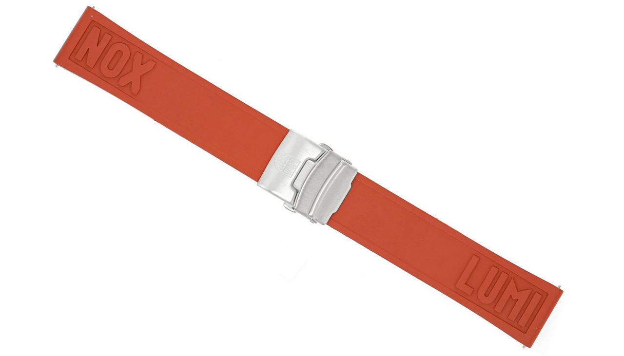 LUMINOX 24MM Red Rubber Cut-To-Fit Strap FPX.2406.30Q.K | Fast & Free ...