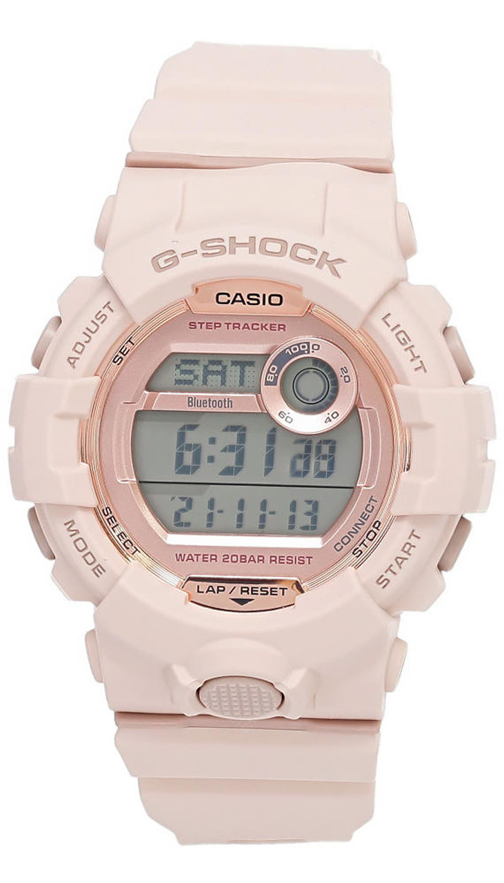 CASIO G-SHOCK Digital Pink Resin Strap Women's Watch GMDB800-4