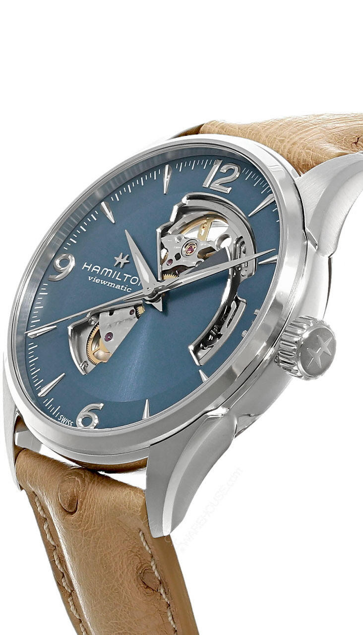 HAMILTON Jazzmaster Open Heart 42MM AUTO LTHR Strap Men's Watch