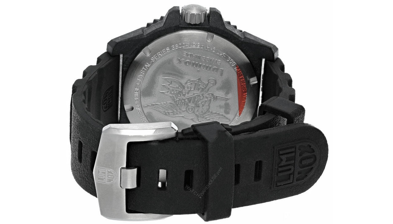 LUMINOX Master Carbon Seal 46MM Black Strap Men's Watch XS.3801.C