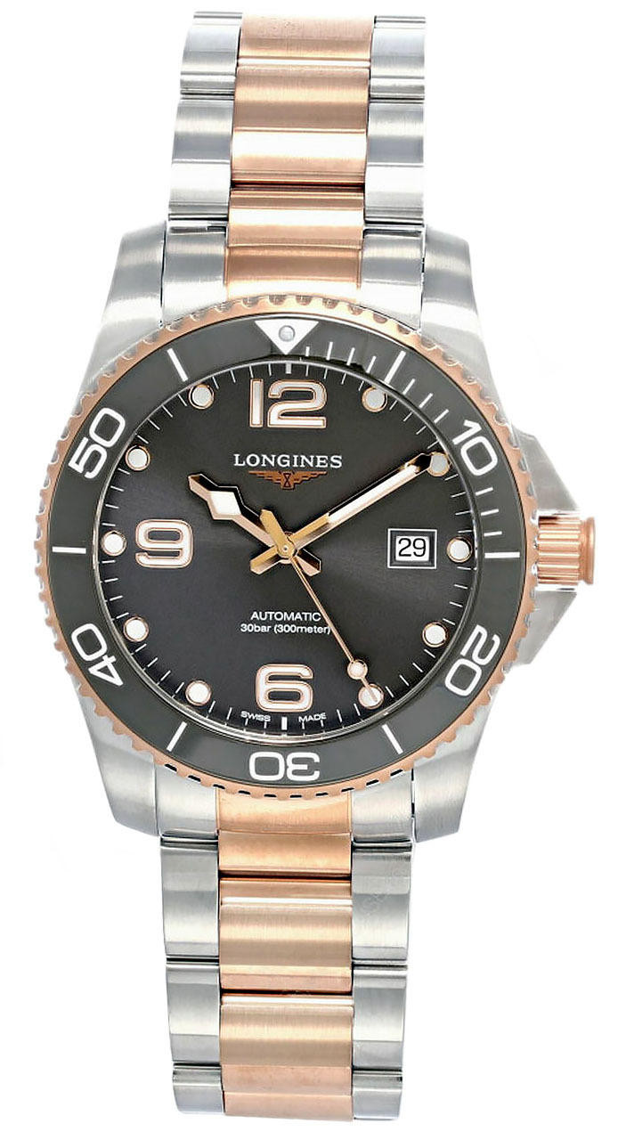 LONGINES HydroConquest 41MM SS AUTO Two-Tone Men's Watch L3.781.3