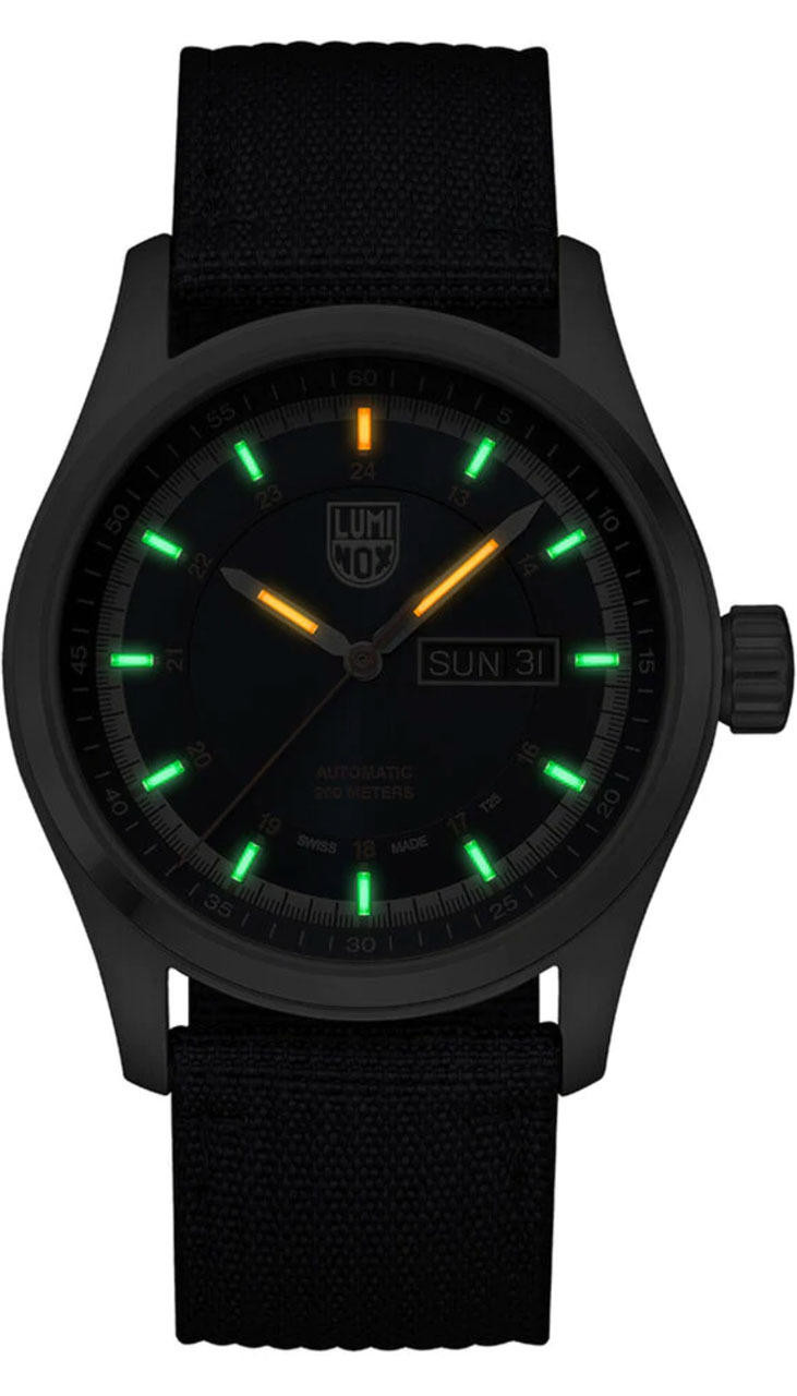 Luminox Atacama Field 1903 - Orologio Automatico Uomo, Cinturino In Tessuto Blu, Luminoso, Impermeabile 20 Bar (200m), Design Moderno