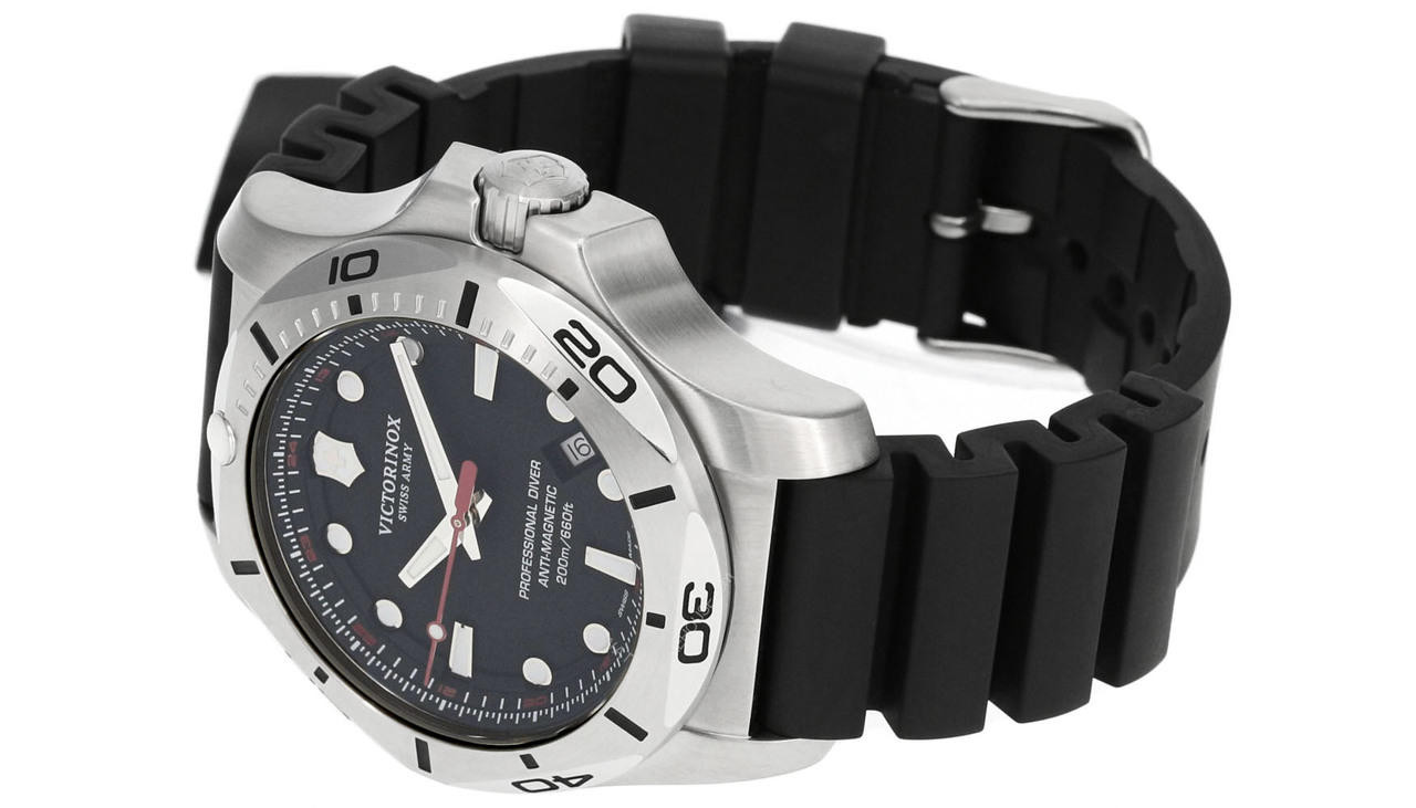 VICTORINOX I.N.O.X. Professional Diver 45MM BLK Dial Men's Watch 241733.1