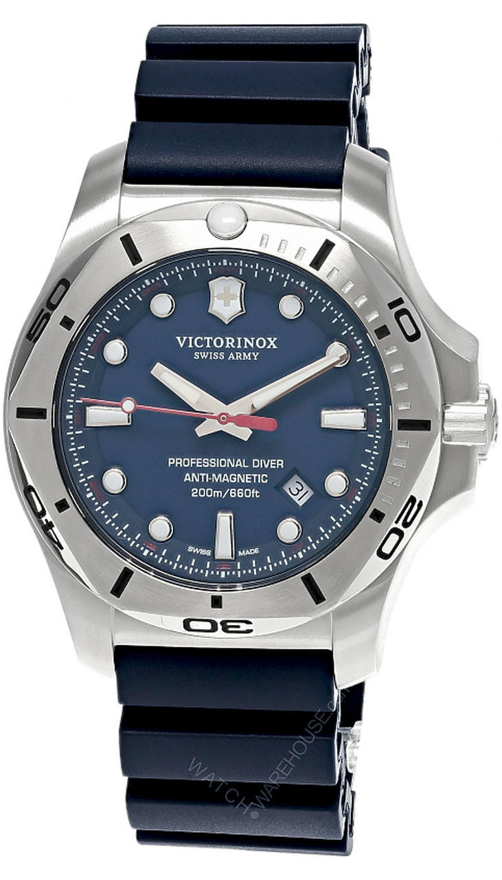VICTORINOX I.N.O.X. Professional Diver 45MM BLU Dial Men's Watch 241734.1
