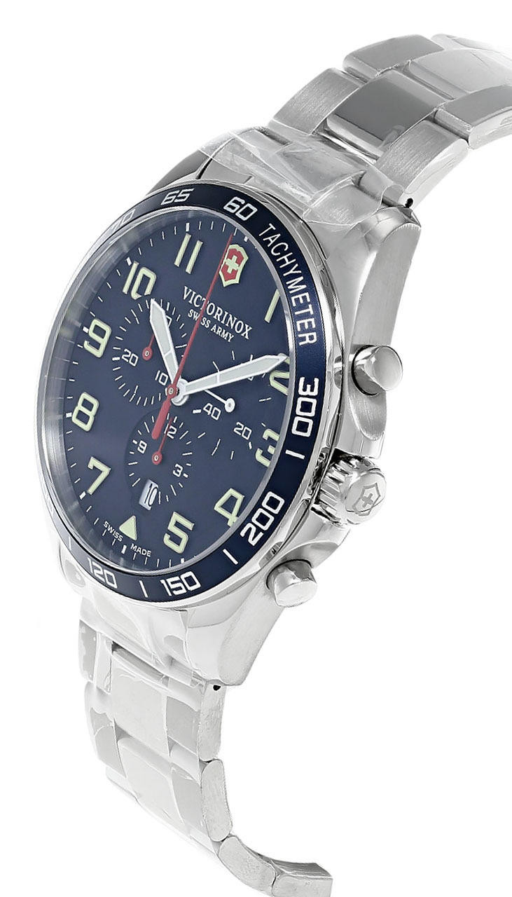 VICTORINOX Fieldforce CHRONO 42MM Quartz Blue Dial Men's