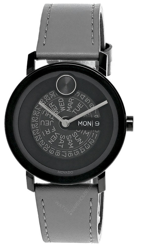 MOVADO Bold Evolution 40MM Gray LTHR 