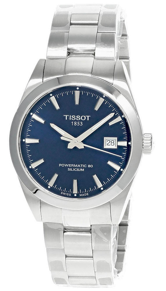 TISSOT Gentleman Powermatic 80 40MM Blue Dial Men's Watch T127.407.11.041.00 / T1274071104100