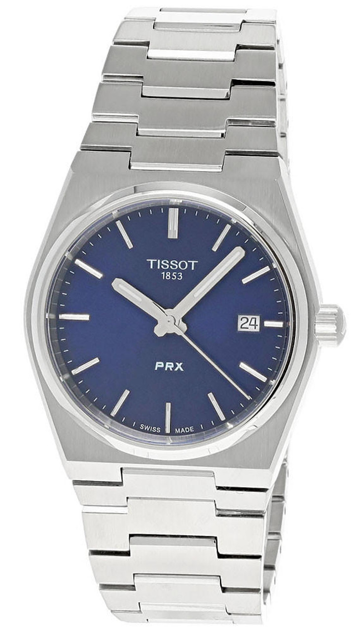 Tissot Men's PRX Swiss Automatic Dress Watch with Stainless Steel Strap,  Grey, 12 (Model: T1374071104100), Grey : Amazon.in: Fashion