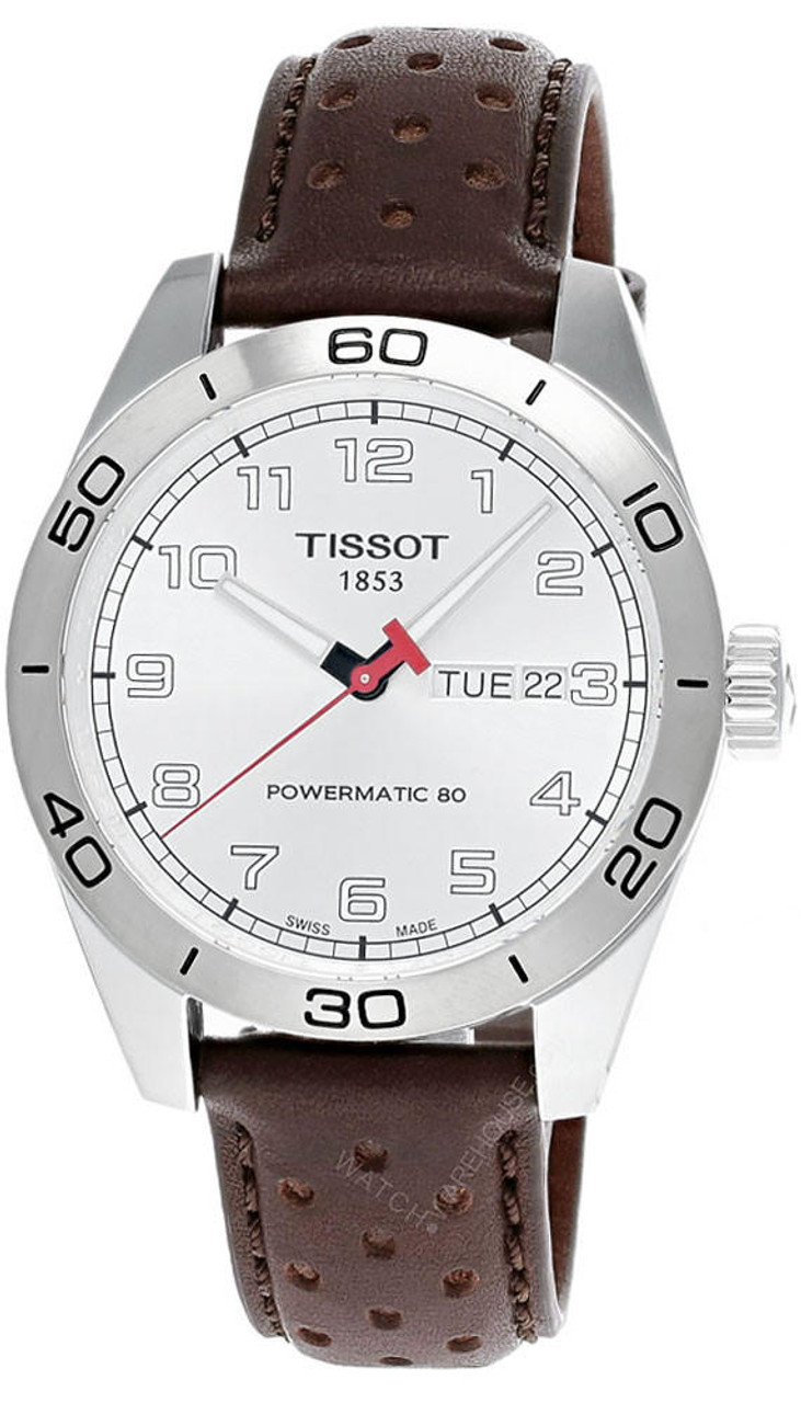 TISSOT PRS 516 Powermatic 80 42MM LTHR Men's Watch T131.430.16.032.00