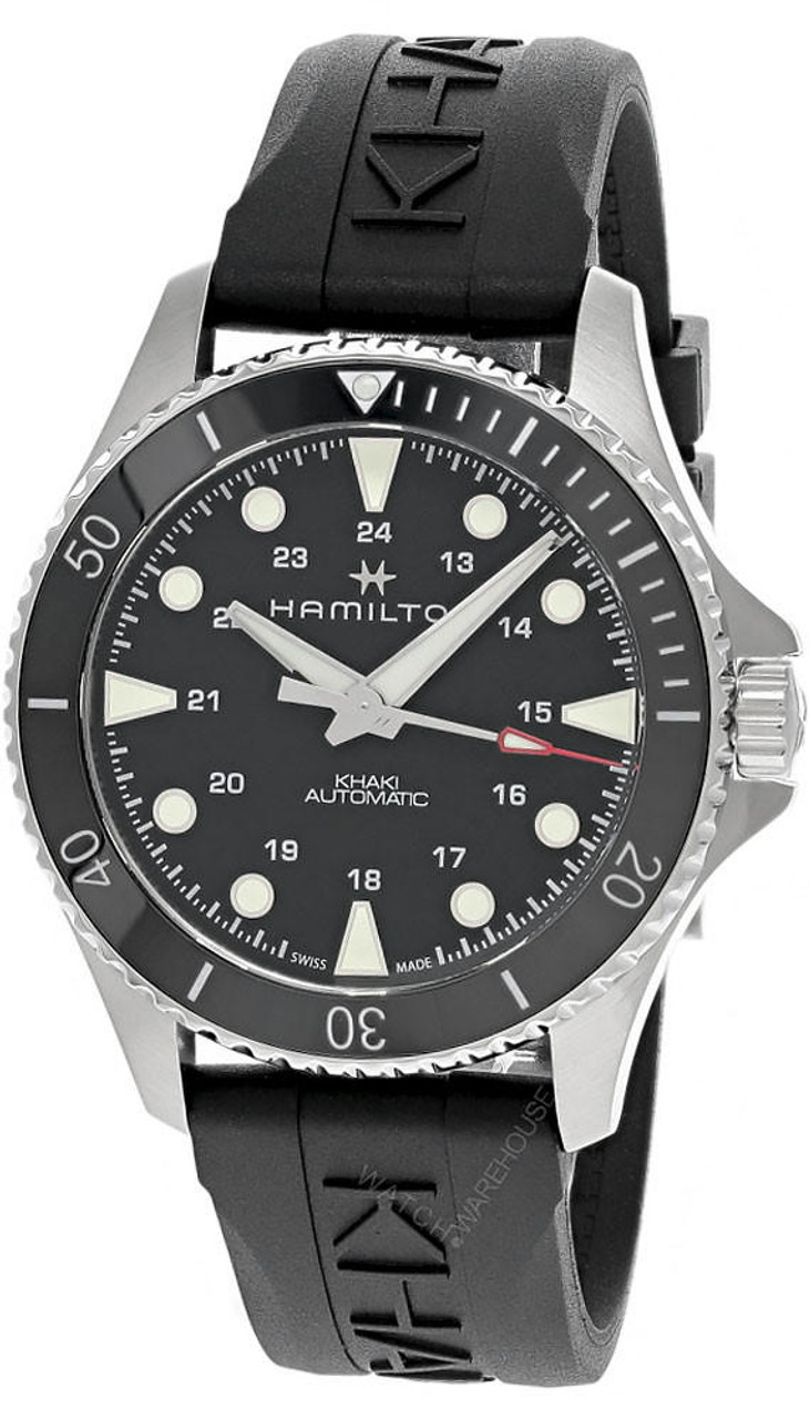 Khaki Navy Scuba Auto - Blue dial - stainless steel bracelet, Hamilton  Watch - H82505140