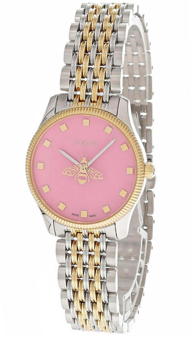 Pinkgold gucci shop watch women