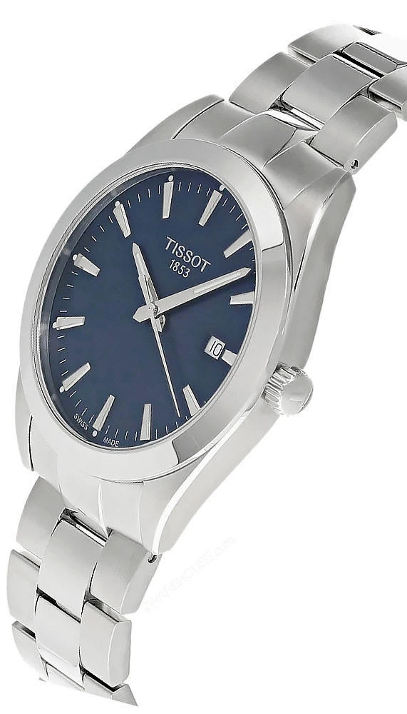 TISSOT Gentleman Quartz 40MM Blue Dial SS Men s Watch T127 410 11 041 tissot-gentleman-quartz-40mm-blue-dial-ss-men-s-watch-t127-410-11-041