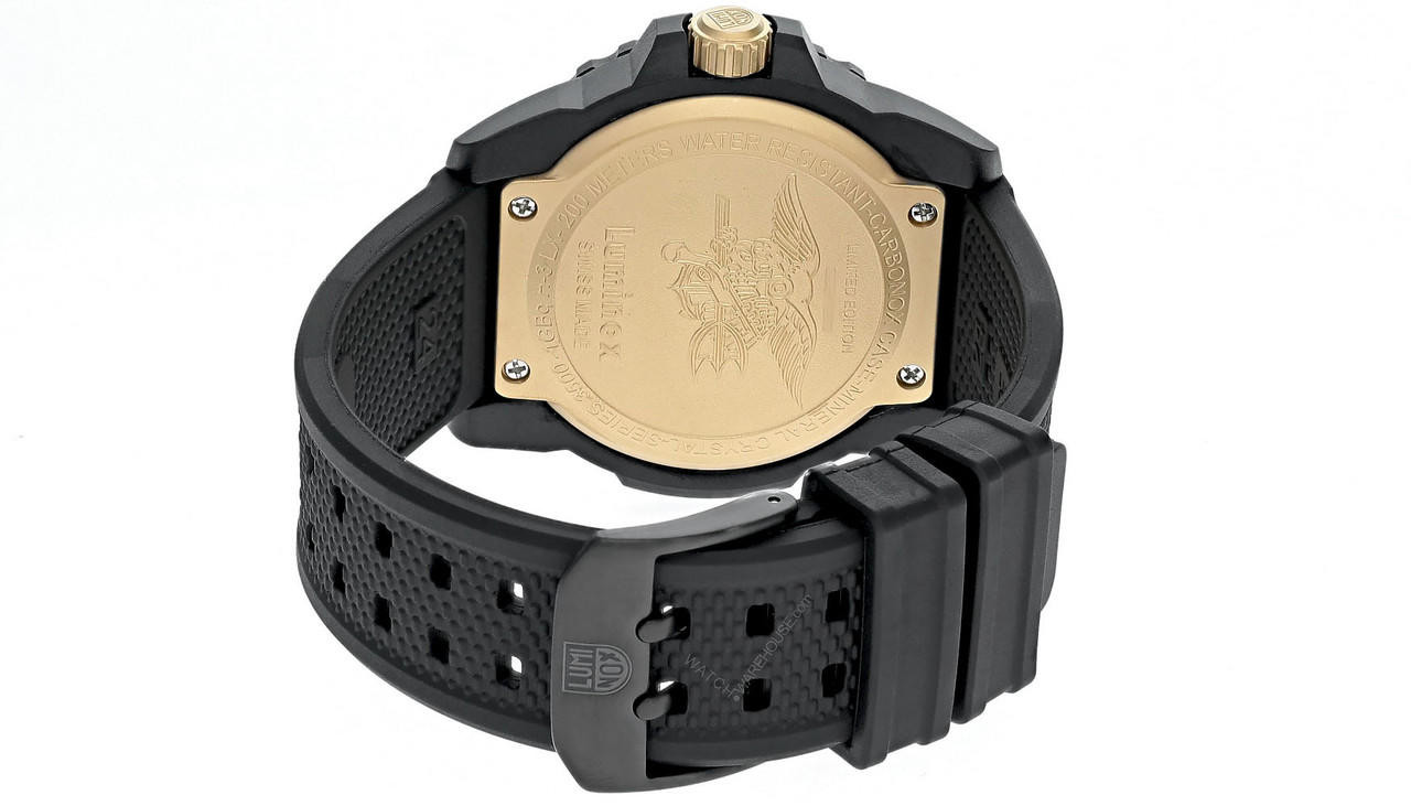 LUMINOX Navy Seal Gold Limited Edition 45MM Men's Watch XS.3505.GP.SET