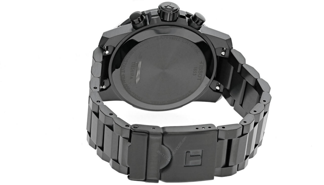 Tissot Chronograph T1256173305100 Black Mens Watch – Grahams Jewellers