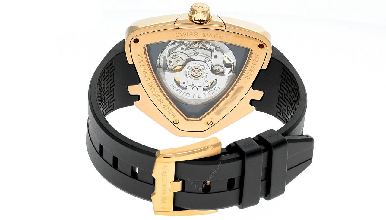 HAMILTON Ventura Elvis80 Skeleton AUTO Rubber Men's Watch