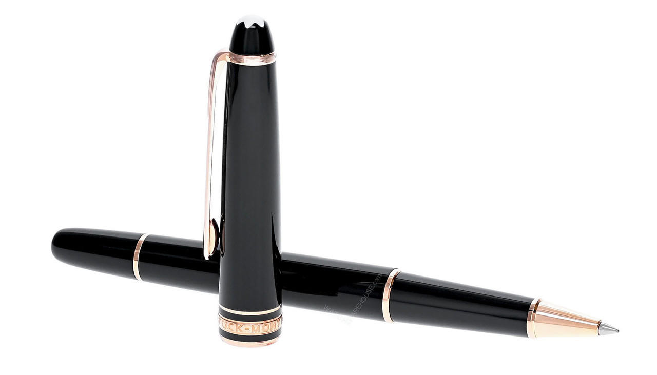 MONTBLANC Meisterstuck Rose Gold Rollerball Pen /Business Card
