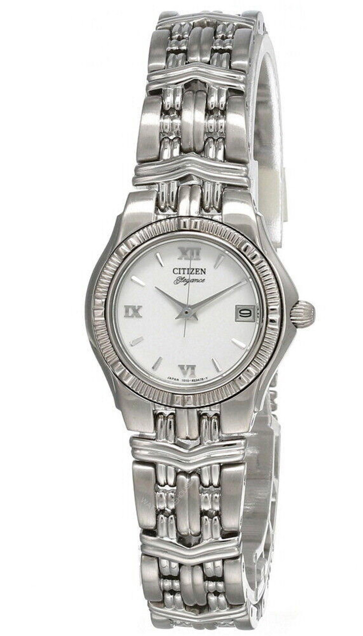 Women's Citizen Watch Silver Colorado Buffaloes Eco-Drive White Dial  Stainless Steel Watch