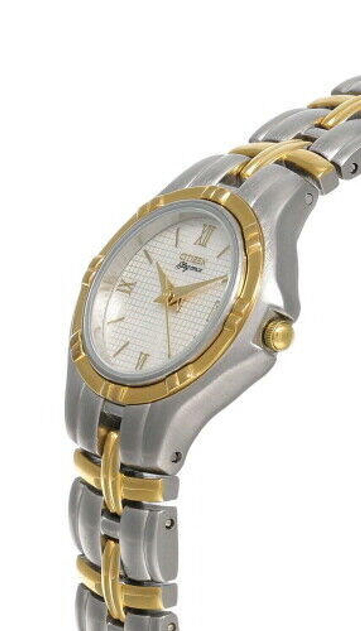 New Citizen Silver Dial Two-tone SS Women's Watch EU0544-51A