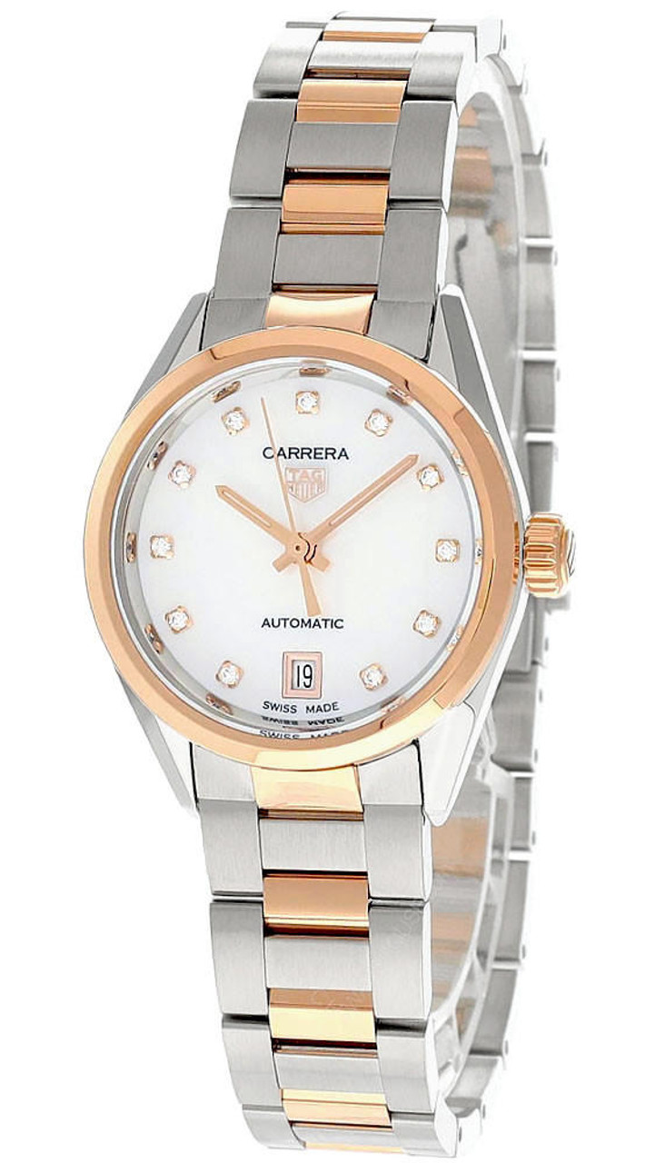 TAG Heuer Watches TAG HEUER Carrera 29MM Diamond AUTO MOP Dial Women's Watch WBN2450.BD0569 TAG Heuer Watches TAG HEUER Carrera 29MM Diamond AUTO MOP Dial Women's Watch WBN2450.BD0569