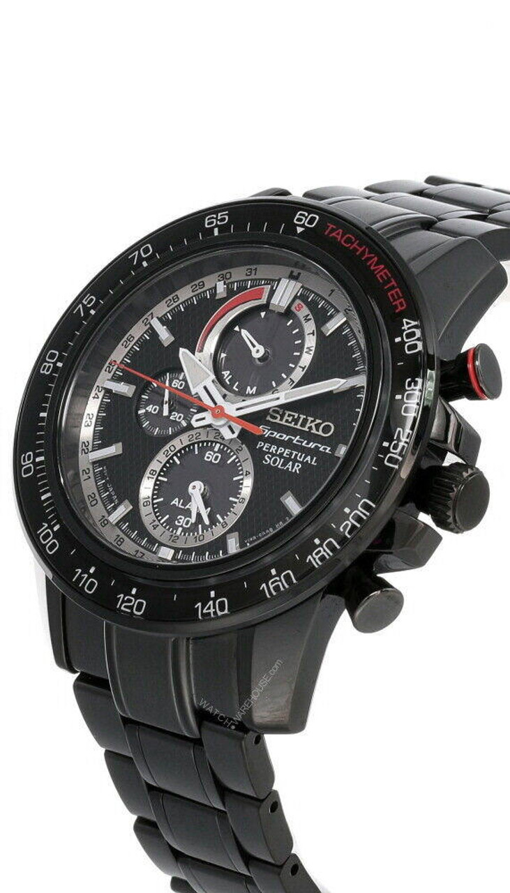 Seiko sportura discount solar chronograph perpetual