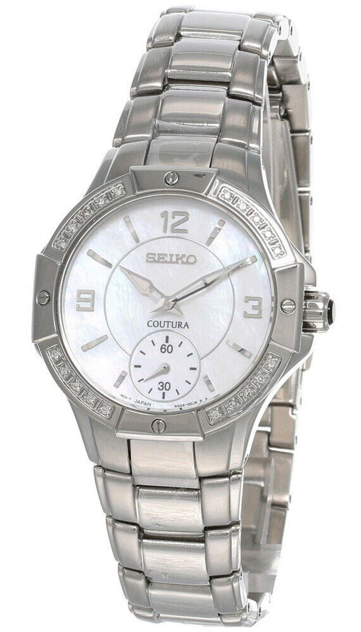 Seiko Coutura 41MM White Dial 2-Tone Men's Watch SGED28 | Fast