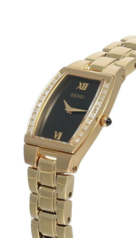 seiko watches gold and black