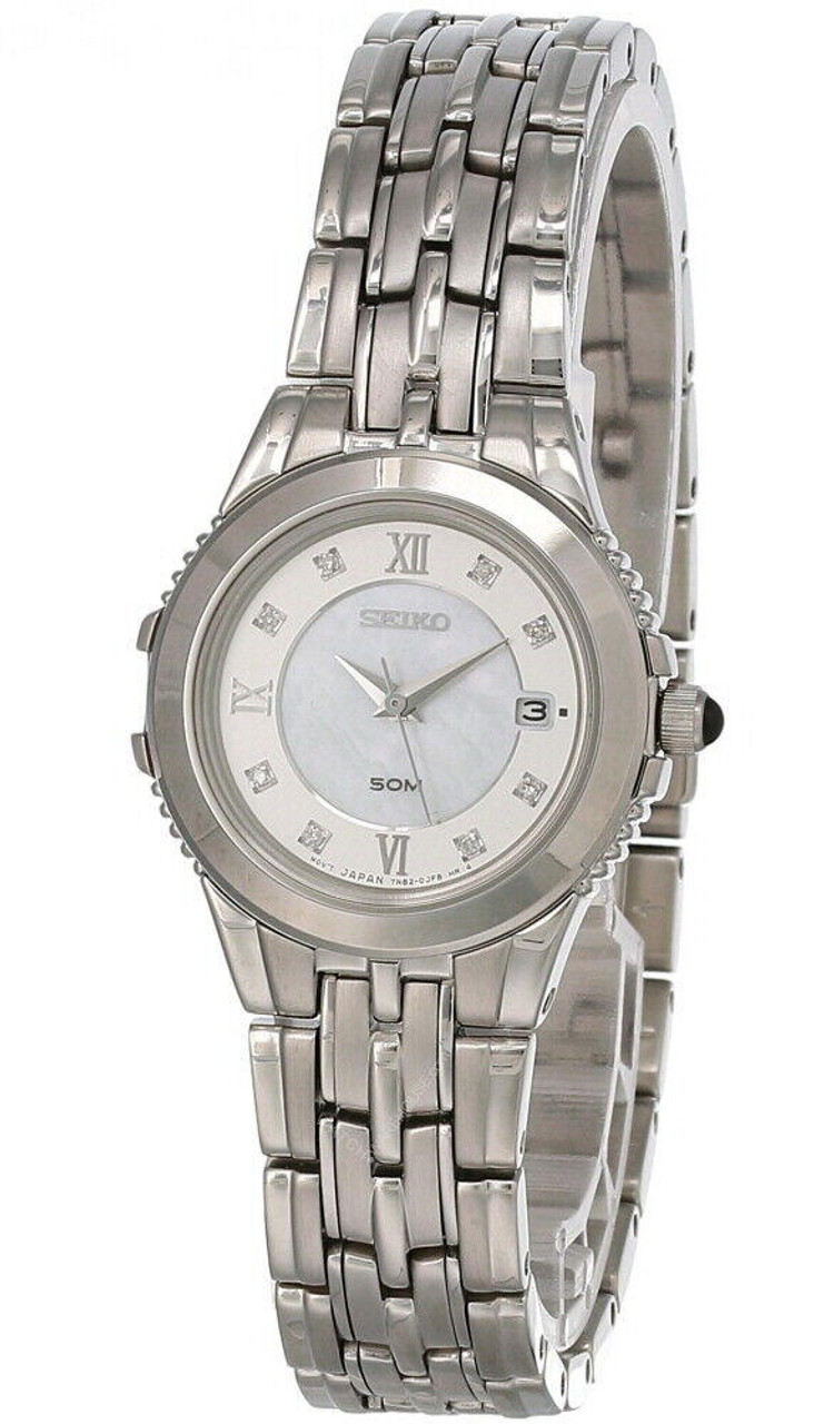 Seiko Le Grand Sport 25MM MOP Dial S-Steel Bracelet Women's