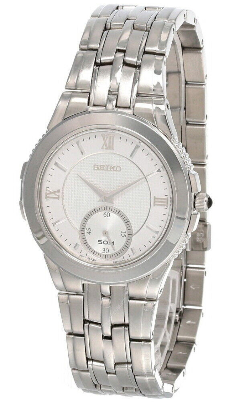 SEIKO Le Grand Sport 40MM Silver/Black Dial Men's Watch SGN018