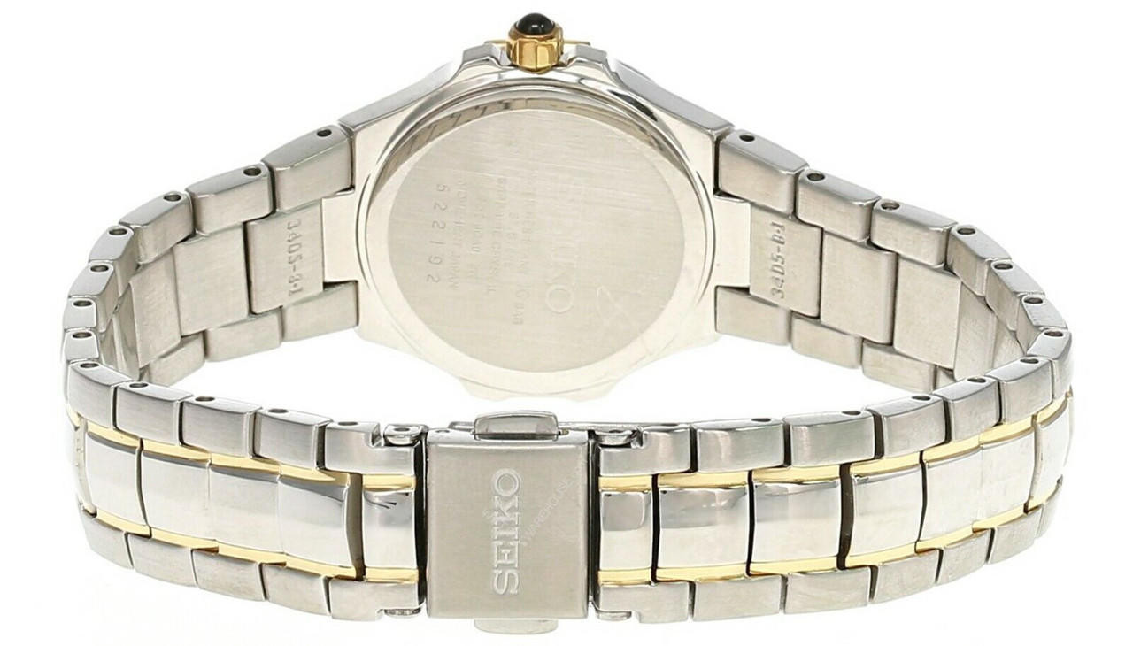 Seiko Coutura MOP Dial Quartz Two-tone SS Women's Watch SXD656