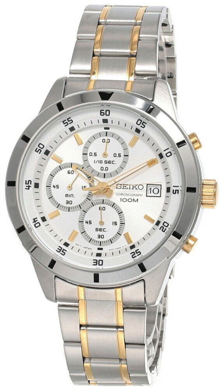 Two tone 2025 seiko chronograph