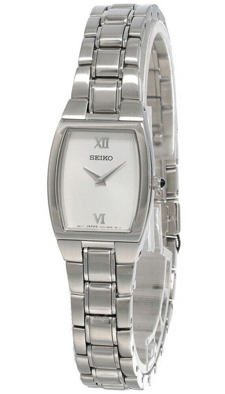 Seiko Coutura Silver Dial Stainless Steel Women's Watch SUJE83