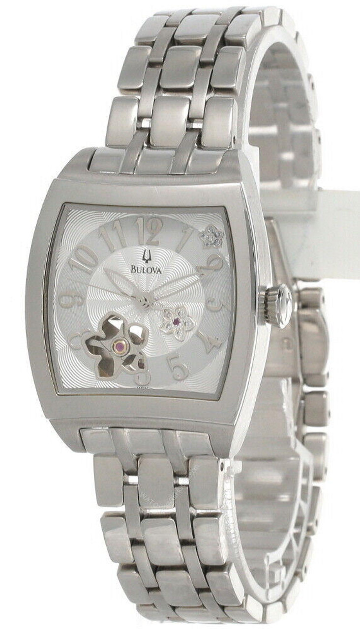 Bulova women's shop skeleton watch