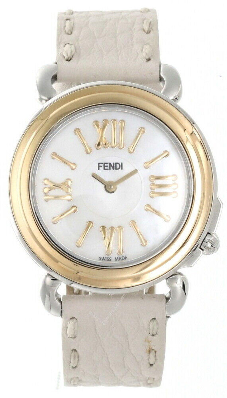 Vintage Fendi Watch, Model 7001L. 18 KGP 10 Micron Gold Plating